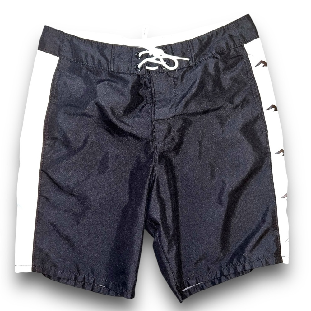 Hollister • Board Shorts, Black and White, Size 30